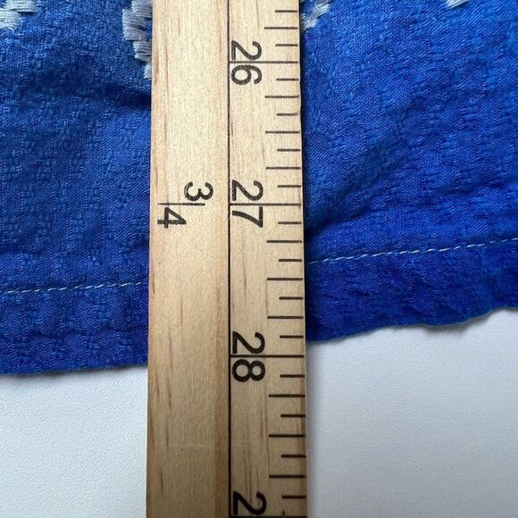 Disney - Girls Long sleeve Elana Dress Lined Size 11/12 Light Blue Embroidered - Picture 14 of 16